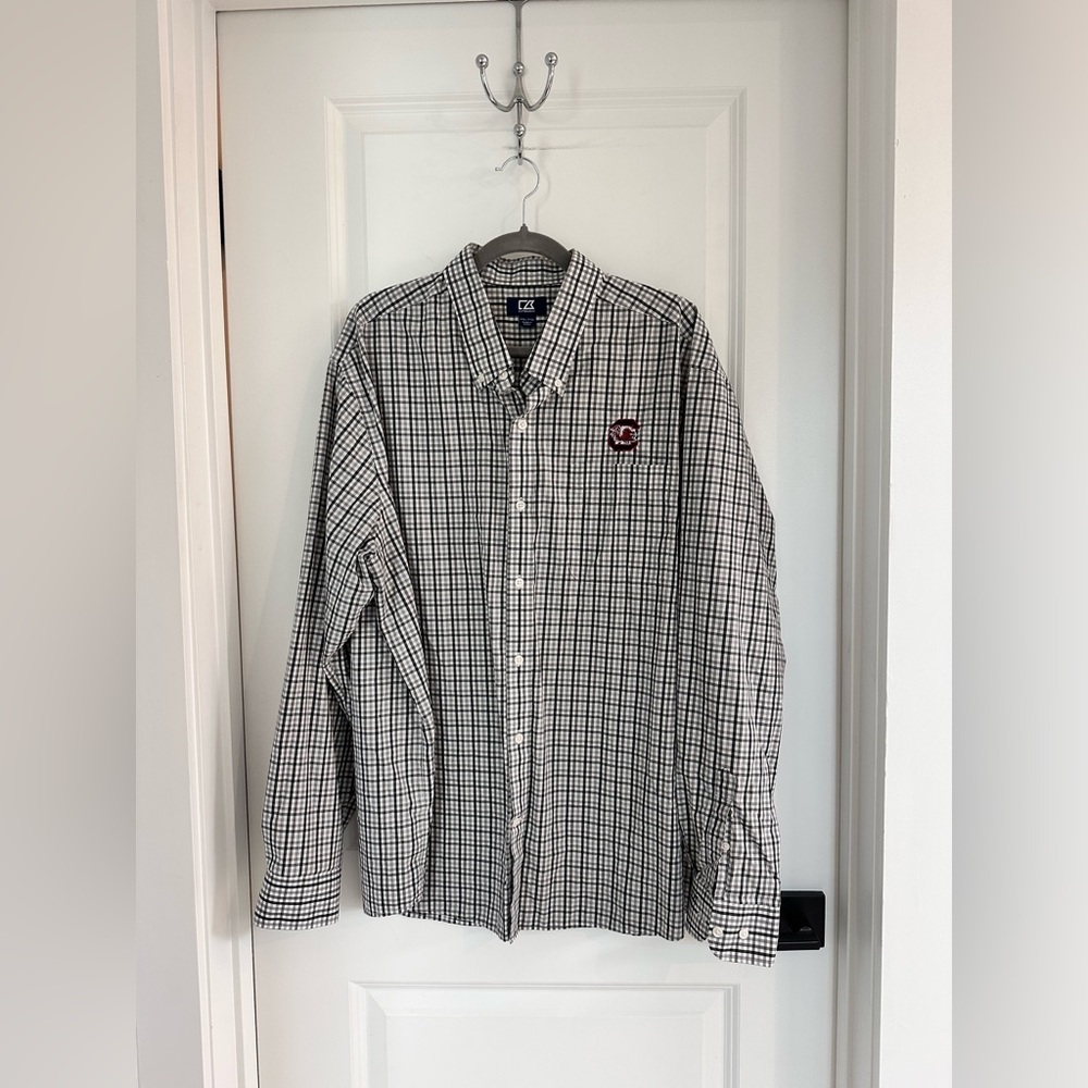 XXL Cutter and Buck Gamecocks button down